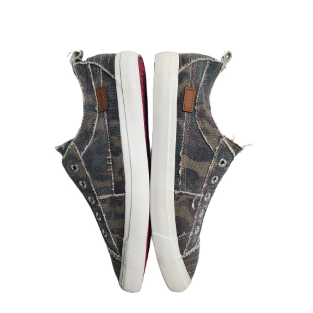 Corkys Womens Babalu Camouflage Slip On Sneakers. Size 10 - Picture 5 of 9